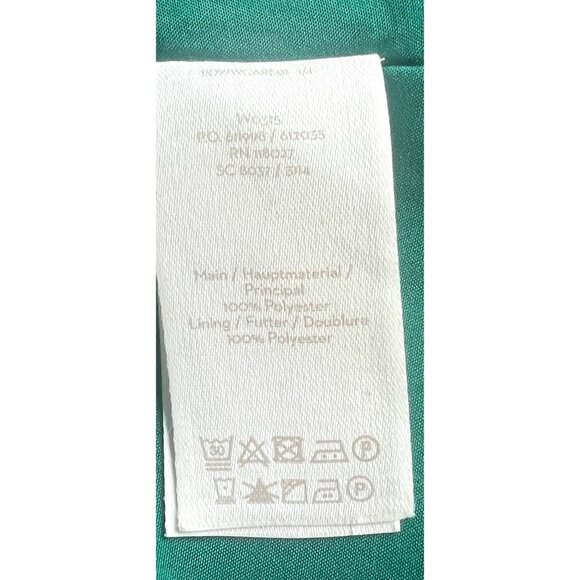 Boden Ada Midi Dress Green Floral With Puff Sleeves keyhole Neckline UK 6P US 2P - Picture 12 of 15